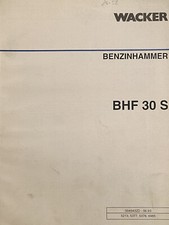 Wacker bhf ersatzteilliste gebraucht kaufen  Freital