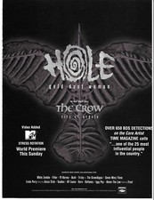 Pôster Courtney Love HOLE raro 1996 dourado PROMO TRADE AD para The Crow CD 8,5x11 comprar usado  Enviando para Brazil
