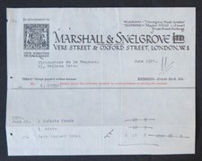 Facture london 1920 d'occasion  Nantes-