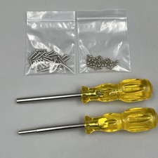 Conjunto de chaves de fenda de segurança GameBit de 3,8 mm e 4,5 mm com parafusos 50x - Nintendo e Sega comprar usado Conjunto de chaves de fenda de segurança GameBit de 3,8 mm e 4,5 mm com parafusos 50x - Nintendo e Sega comprar usado  Enviando para Brazil