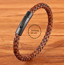 Echtleder armband edelstahl gebraucht kaufen  Leonberg
