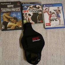 UFC PlayStation Bundle PS2 PS3 PS4 UFC Trainer UFC Sudden Impact + glove comprar usado  Enviando para Brazil