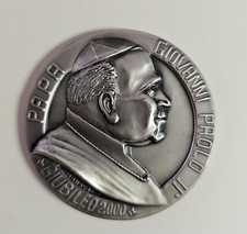 Medaglia argento papa usato  Assemini