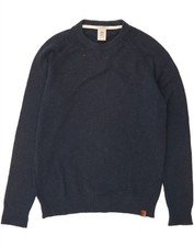 Usado, Suéter masculino TIMBERLAND gola redonda médio azul marinho manchado OJ14 comprar usado  Enviando para Brazil