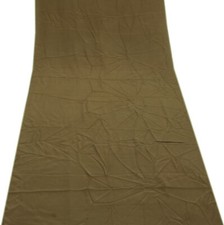 Tecido para artesanato Sushila vintage marrom indiano remanescente de sari sucata pura seda Georgette comprar usado  Enviando para Brazil