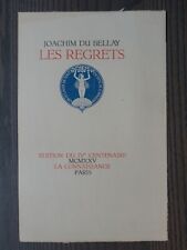 Joachim bellay regrets d'occasion  Le Raincy