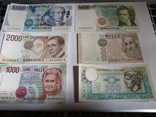 Banconote italiane repubblica usato  Torremaggiore