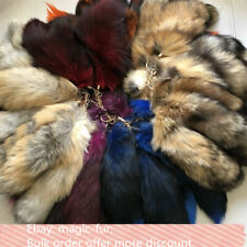 Atacado 16"-18" Real Fox Fur Tail Chaveiro Bolsa Charme Pingente Cosplay Brinquedos comprar usado  Enviando para Brazil