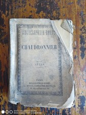 Encyclopédie roret chaudronni d'occasion  Bourg-de-Péage