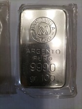 Lingotto argento 999 usato  Veglio