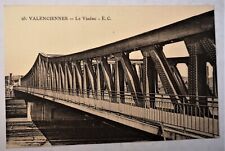 Cpa valenciennes viaduc d'occasion  Saultain