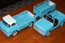 Vintage NYLINT 1969 Farm Set 9900 Ford Econoline Truck Bronco & Trailer comprar usado  Enviando para Brazil