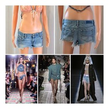 Vintage jean shorts for sale  Los Angeles