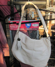 Bolsa Liz Claiborne Nova York couro branco como forro floral bolsos borla comprar usado  Enviando para Brazil