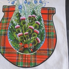 Vintage scottish teatowel for sale  HALESOWEN