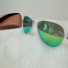 Ray-Ban | Óculos de sol aviador Cats 5000 verde lente espelhada armação transparente comprar usado  Enviando para Brazil