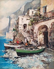 Paesaggio costiero napoletano usato  Napoli