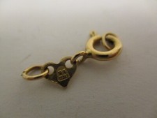 Anel de mola vintage sólido ouro 10K fecho com ferragens de montagem coração 0,36 g comprar usado  Enviando para Brazil