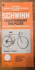 Schwinn owners manual for sale  Memphis