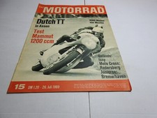Motorrad zeitschrift 1969 gebraucht kaufen  Höchstädt a.d.Donau