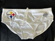 Polo aquático masculino de natação Zumo. Colecionável Terry Bradshaw Steelers. Velocidade 38 2XL, usado comprar usado  Enviando para Brazil