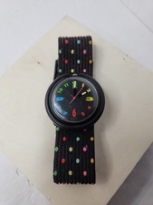 Usado, Raro Rainbow Dots Swiss Pop Swatch relógio década de 1980 | Nova bateria e testado comprar usado Usado, Raro Rainbow Dots Swiss Pop Swatch relógio década de 1980 | Nova bateria e testado comprar usado  Enviando para Brazil
