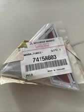 Usado, Distintivo de estrela genuíno Mitsubishi, emblema, NOVO. #7415A603. Correio rastreado grátis! comprar usado  Enviando para Brazil