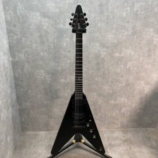 Guitarra elétrica Gibson Flying V gótica preta fabricada nos EUA 2000 corpo sólido comprar usado  Enviando para Brazil