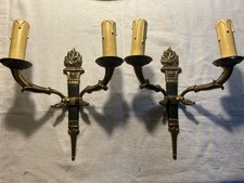 Paire appliques bronze d'occasion  France