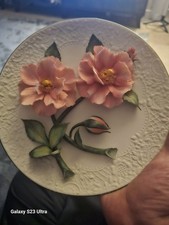 Pink rosees capodimonte for sale  BEWDLEY