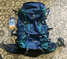 Mochila Deuter Aircontact 70 + 10 SL feminina azul meia-noite denim excelente estado, usado comprar usado  Enviando para Brazil