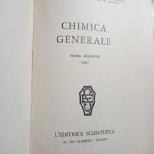 Chimica generale malatesta usato  Rozzano