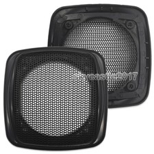 2 peças 3" polegadas 99x99mm tampa de grade de alto-falante malha de metal carro áudio círculo decorativo comprar usado  Enviando para Brazil