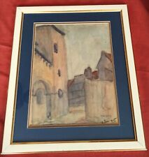Superbe aquarelle pierre d'occasion  Vic-sur-Aisne