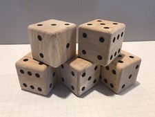 Wooden dice lawn for sale  Oak Lawn