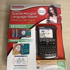 Franklin Speaking Spanish English Language Master BES 4110 Diccionario Tesauro segunda mano  Embacar hacia Argentina