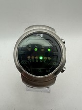 Relógio digital masculino Binary Time SAMUI MOON pulseira Silvertone THE ONE, usado comprar usado  Enviando para Brazil