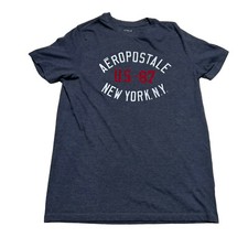 Usado, Camisa Aeropostale Masculina Grande Preta Nova York NY Manga Curta Gola Redonda Casual comprar usado  Enviando para Brazil