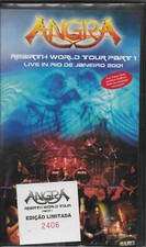 ANGRA: REBIRTH WORLD TOUR PART 1 - LIVE IN RIO DE JANEIRO 2001; VHS #2406, 2002, usado comprar usado  Enviando para Brazil