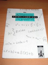 Mathematische formelsammlung g gebraucht kaufen  Krauchenwies