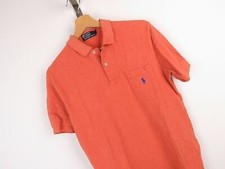 POLO RALPH LAUREN Herren Poloshirt Original Vintage Orange Größe S comprar usado  Enviando para Brazil