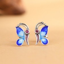 N05 hrringe schmetterling gebraucht kaufen  Mörfelden-Walldorf