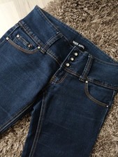 Damen jeans dunkelblau gebraucht kaufen  Theißen