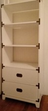 White designer bookshelf. for sale  Glen Head