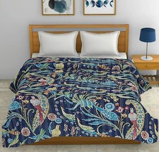 Colcha de algodão Kantha colcha cobertor duplo Kantha Queen feita à mão, usado comprar usado  Enviando para Brazil