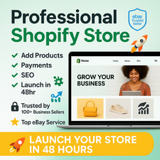 Done shopify setup for sale  Clifton