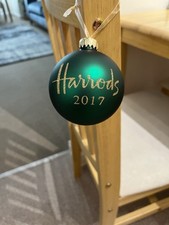 Harrods christmas baubles for sale  ILFORD
