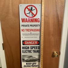 Amtrak railroad warning for sale  Morrisville