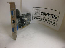 Placa de vídeo dupla ATI Radeon 7000, 64MB DDR, 64 BITS DDR, AGP 2x/4x, HIS R6L-24-D, usado comprar usado  Enviando para Brazil