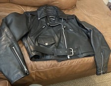 Jaqueta de couro vintage marca Steer EUA motocicleta tamanho 10 American Easy Rider comprar usado  Enviando para Brazil